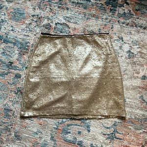 Sequin mini skirt